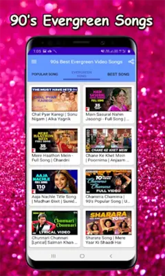 90's Evergreen Video Songs HD android App screenshot 4